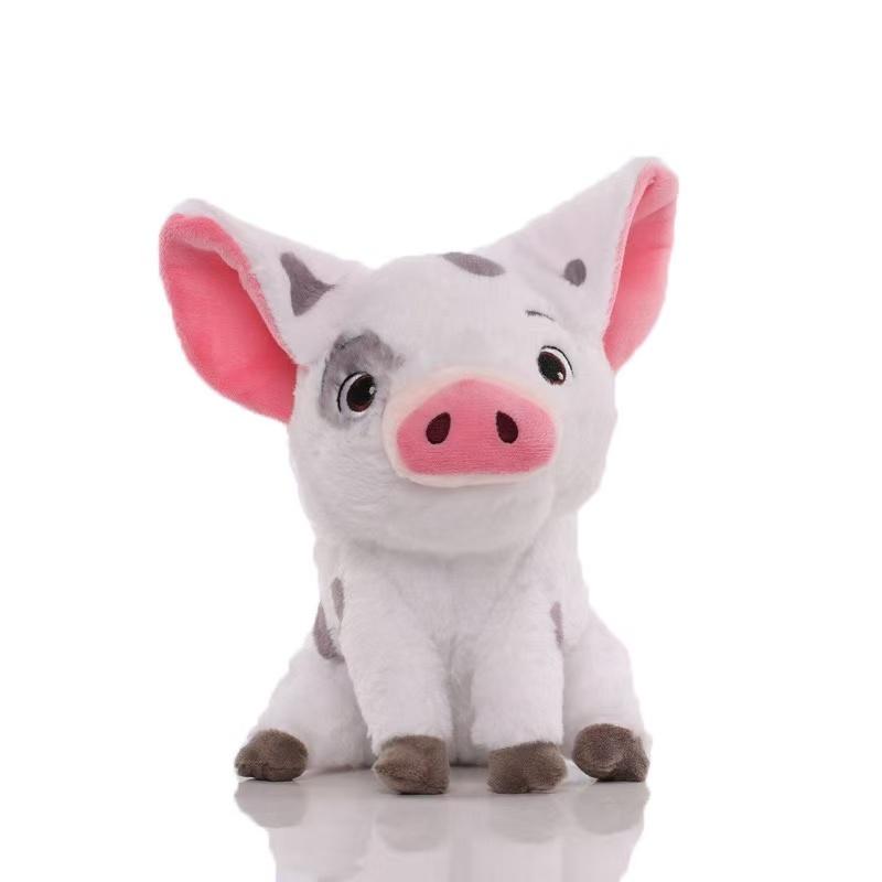 Cute Moana Pig and Rooster Plush Toy, Anime Pig Princess Chicken Plush Animal Companion Sleep Toy, Home Decor, Birthday Gift