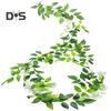 200CM Artificial Wisteria Flower Garland Realistic Home Wedding Garden Indoor Outdoor Wall Hanging Faux Climbing Floral Greenery Drooping Ivy
