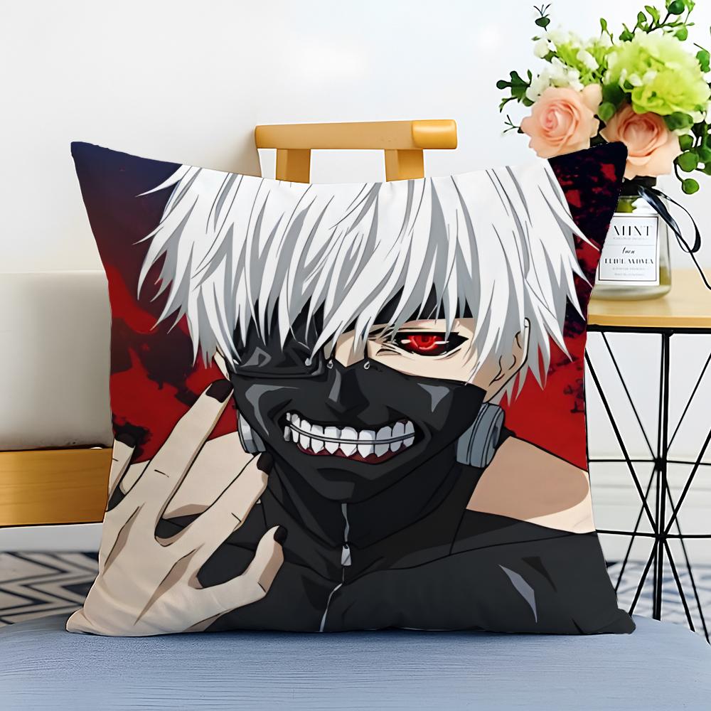 Tokyo Ghoul Наволочка Стираемая Льняная Наволочка Мягкая для Дивана Кровати Уютный Декор Домашней Комнаты