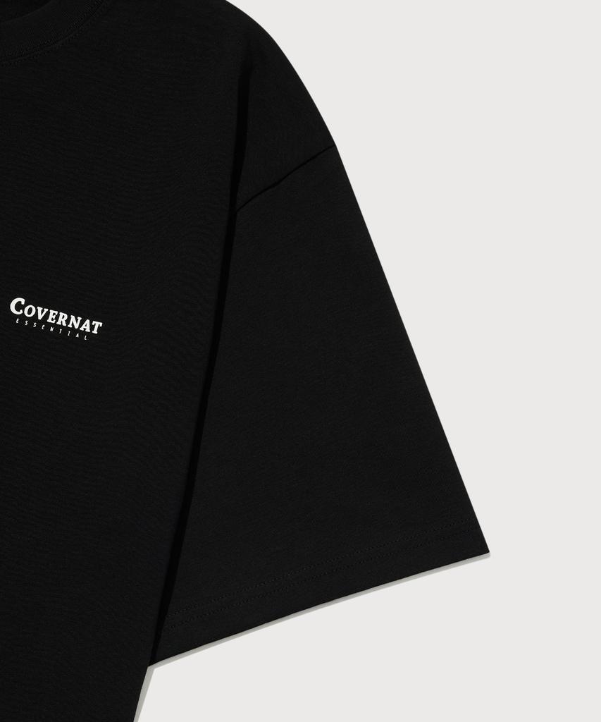 COVERNAT [2 упаковки] Крутая хлопковая футболка Черная+Черная