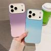 Защитный чехол для iPhone с градиентным покрытием, приятный на ощупь, противоударный, для моделей 17 Pro, 16 Pro Max и 15/14, с большим окном.