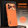 Роскошный металлический магнитный защитный чехол для камеры для iPhone 17 Pro Max Технологичная тканая ткань Для Magsafe Беспроводная зарядка Чехол для телефона