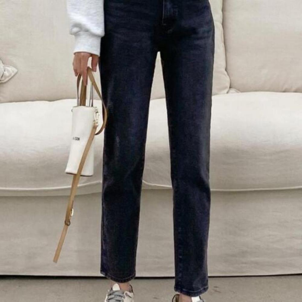 New Arrivals Open Run Women Tapered Denim Stretch Semi Jeans