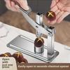 Push-Type Stainless Steel Chestnut Opener Clip