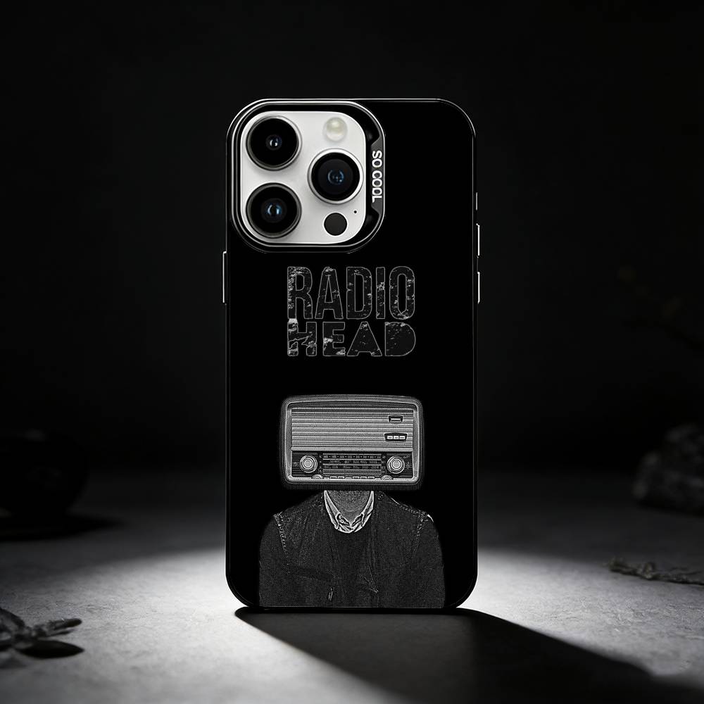 Классический чехол для телефона R-Radiohead Rap Band для iPhone 17,16,15,14,13,12,11 Plus,Pro Max,XS,Цветной серебристый чехол для телефона