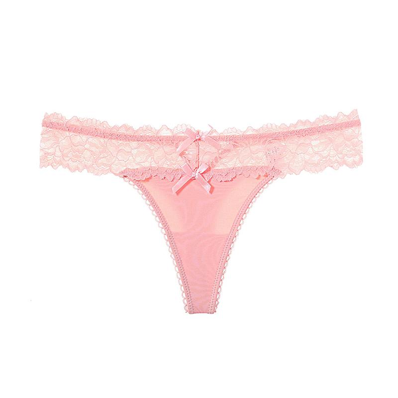 Women's Strap Cross Hollow Thongs Lace Seamless Panties Crotch Cotton Briefs Summer Quick Dry Underwear