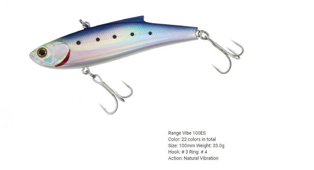 Bassday Range Vibe 100 ES Extra Тонущая вибрационная приманка M-240 (0232)