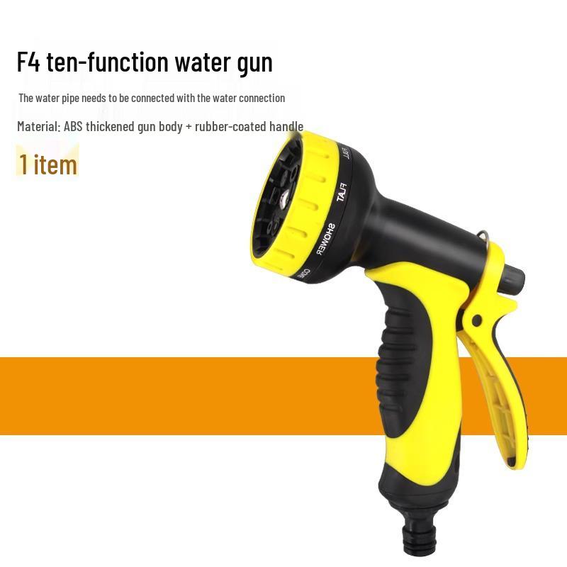 Полностью медный высоконапорный пистолет-распылитель для автомойки и насадка-щетка