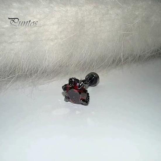 1 шт. серьги-гвоздики в форме драконьего когтя с кубическим цирконием, серьги-гвоздики из гальванического сплава, украшения для мочки уха для свиданий, повседневной носки, банкета, танцев