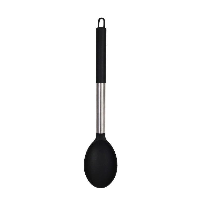 Silicone & Stainless Steel 15-Piece Non-Stick Kitchenware Set: Spatula, Soup Spoon, More.