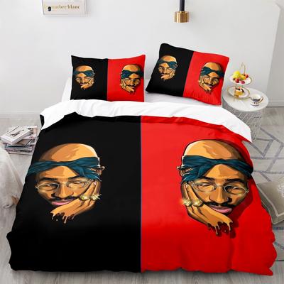 Новый комплект постельного белья Tupac 2 Pac Односпальный Twin Full Queen King Размер Tupac 2 Pac Комплект для кровати Взрослый Ребенок Kawaii Комплекты пододеяльников 3D 011