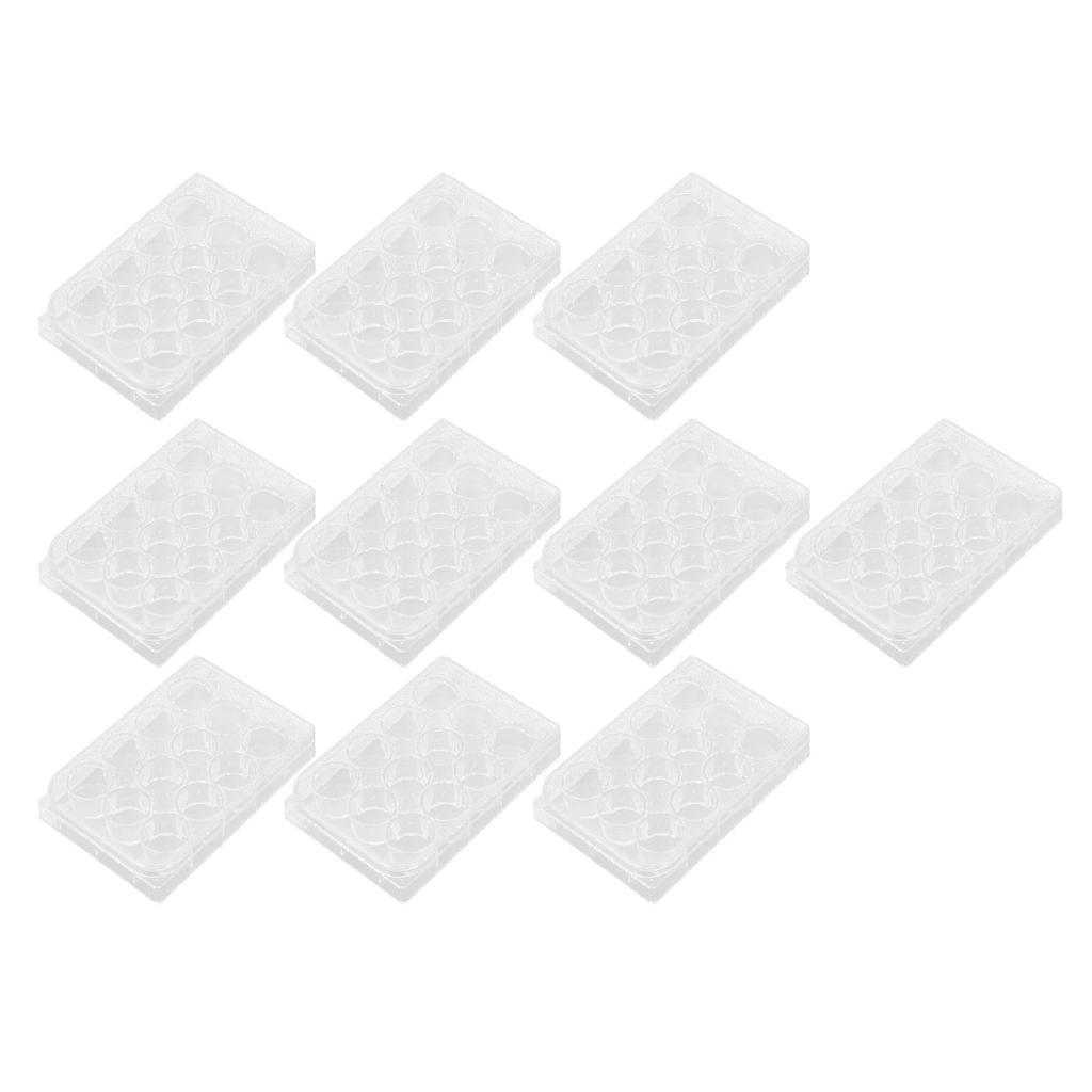 10 шт. Чашка Петри Толщина Равномерная Высокопрозрачная Чашка для Культуры Тканей с Крышкой для Лабораторной Биологической Комнаты