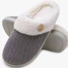Autumn and Winter Cotton Slippers Female Couple Warm Shoes Cute Plush Home Indoor and Outdoor Cotton Shoes Confinement Shoes