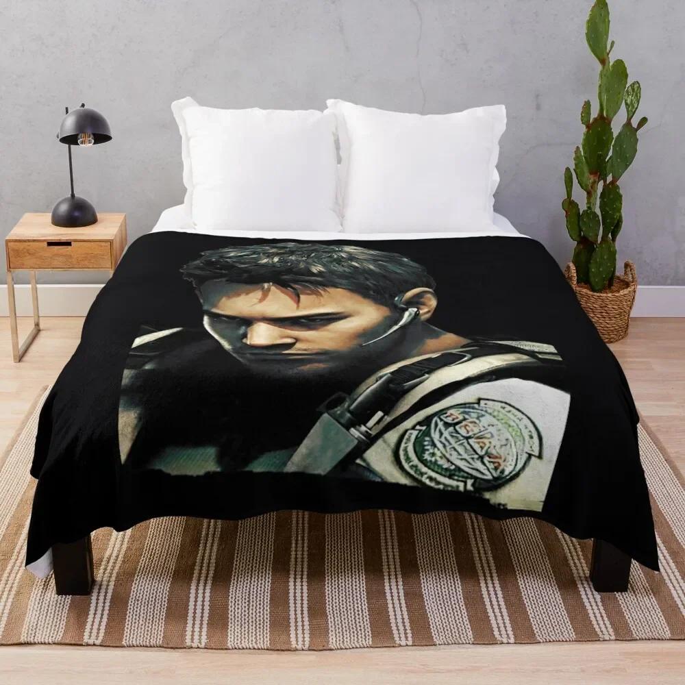 Chris Redfield \t \t \t Throw Blanket Blankets For Baby Flannel Blankets For Sofas Blankets Sofas Of Decoration