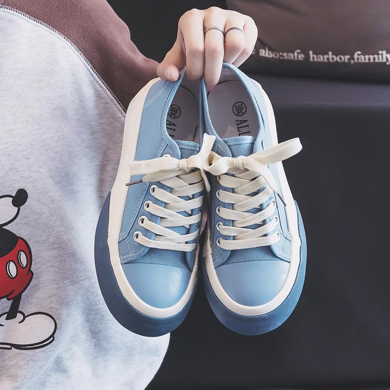 Niche Design Little White Canvas Board Shoes Женская Tide Ulzzang Student Универсальная повседневная обувь