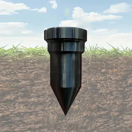 Садовый тайник для ключей Реалистичная головка спринклера для ключей и наличных Водонепроницаемый держатель для ключей Сейф для хранения наличных для сада на открытом воздухе