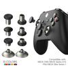 DATA FROG 3 Pairs Thumbstick for Xbox One Elite/One S/Series X/Series S/Sony PlayStation 4 Controller Replacement Rocker with Base