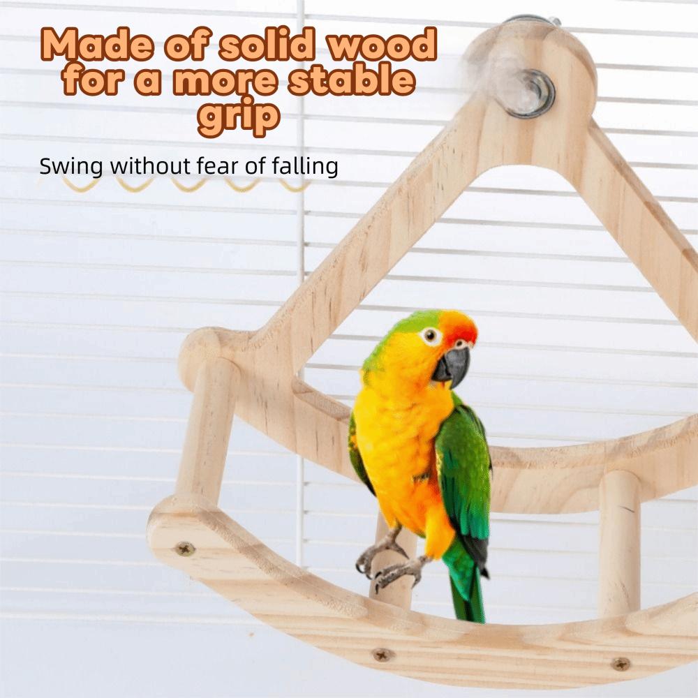 Bite Resistant Rocking Bird Hammock Durable Rocking Perch Stand Parrot Swing Pet Parrot