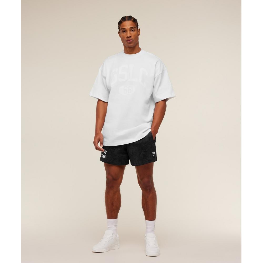 Gymshark Lifting Mesh 5  Shorts Black Onyx Grey A4b7v Bdqc