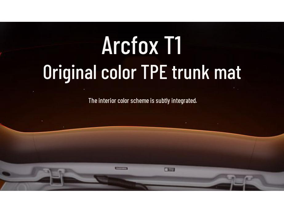 Коврик в багажник ARCFOX T1 2025 - Вкладыш пола багажника из ТПЭ для аксессуаров интерьера автомобиля BAIC
