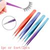 Steel Lash Extension Tools Clip Applicator False Eyelashes Tweezer Nail Art Rhinestones Picker