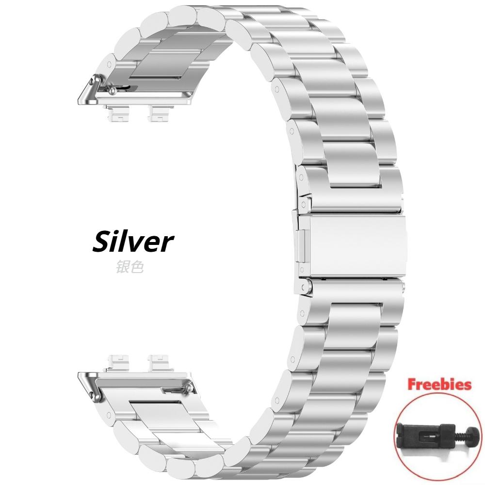 Металлический ремешок для Huawei Band 11/11Pro Роскошный сменный браслет из нержавеющей стали для Huawei Band 8/9/10 Аксессуары Ремень