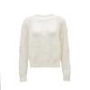 VEROMODA Women's 2024 Fall/Winter Loose-Fit Hollow Jacquard Round Neck Sweater