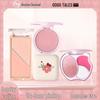 Палетка румян Gogotales GoGo Dance Sweetheart Mist - нюдовый макияж, бронзер для естественного вида