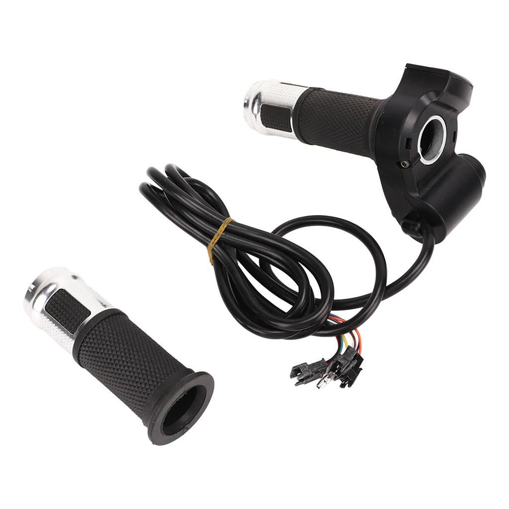 2 шт. Ручка газа для электровелосипеда, ручка управления скоростью, грипса с 4 индикаторами, 3-позиционный переключатель скорости, аксессуары для модернизации велосипеда