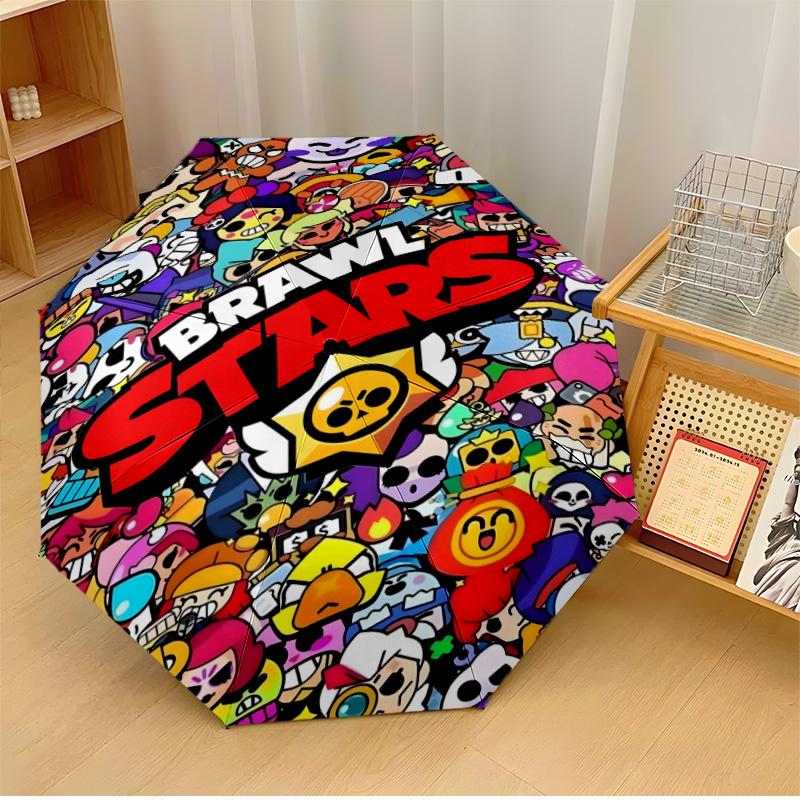 Brawl Stars Printed umbrella lightweight for travel camping and leisure a musthave for family holidays and birthday gifts