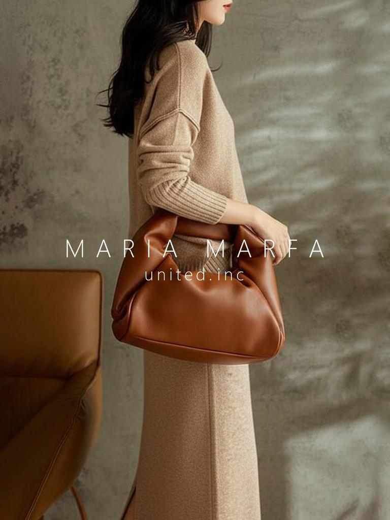 MARIA MARFA Knit Dress XL Women's Set, Fall/Winter, Slimming, Beige, (5A-M10-BEXL)