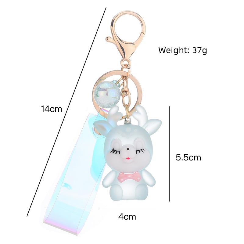 Брелок Frosted Sika Deer - светящаяся подвеска в виде лося для рождественских подарков