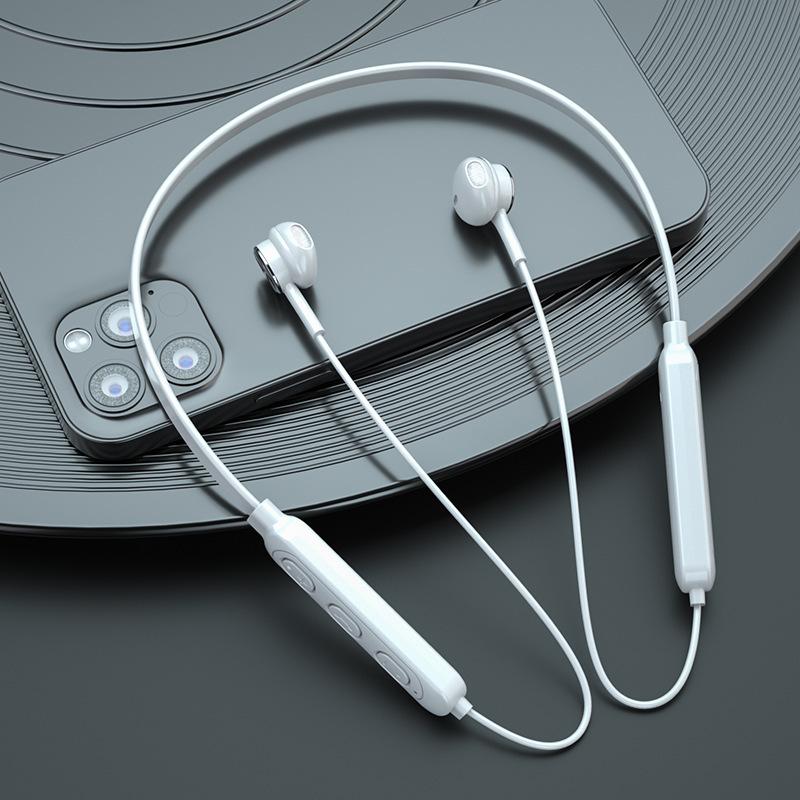 B6 Wireless Bluetooth-compatible 5.1 Earphones Binaural Hanging Neck Headset Universal Sport Earbuds Headphones With Mic