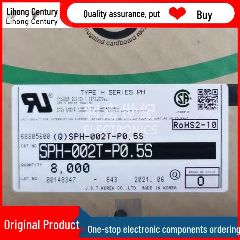 Original SPH-002T-P0.5S JST Crimp Terminal Pin for 24-30AWG Wire Gauge