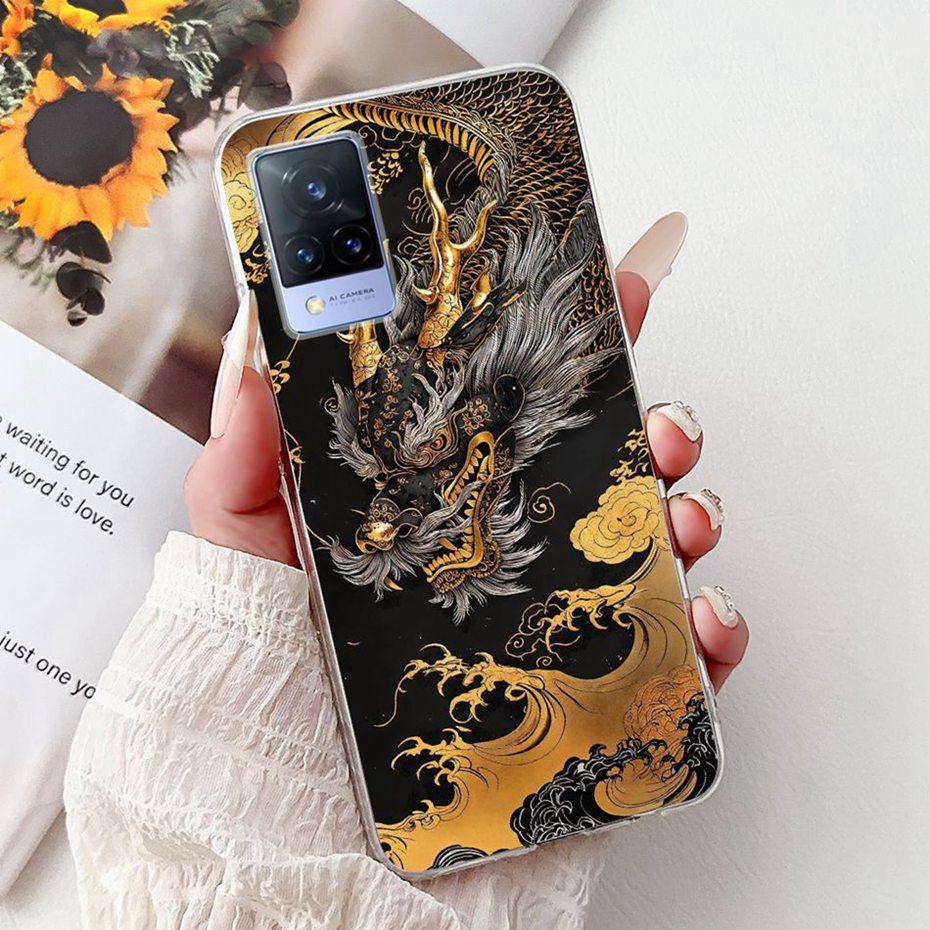 Fashion Painting Case For Vivo V21 V21e 4G 5G Soft Silicone TPU Phone Cases For Vivo V21s V21 V21E Covers Bumpers