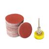 Round Sandpaper (5 Types, 100 Sheets) with Magic Sandpaper Holder, 100#, 180#, 240#, 1500#, and 3000#, for Woodworking, DIY, Car Polishing, and Metal