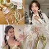 1PAIR Satin Ribbon Bobby Pin Lace Spring Barrettes Kawaii Braiding Hair Tool Women Girls