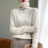 Autumn Winter Women's Pile Neck Sweater Jumper Women's Sweater Warm Turtleneck Sweater Top