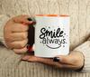 Inkdotpot Улыбайтесь всегда 11 унций керамическая кружка для кофе позитивные вдохновляющие цитаты подарок для сотрудников босса коллег
