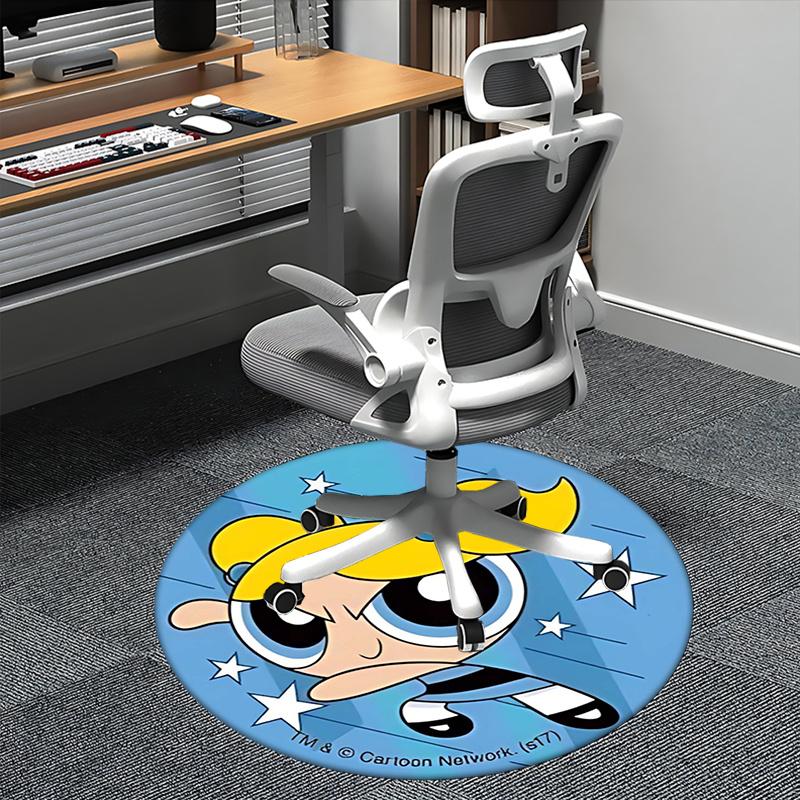 Powerpuff Girls,Buttercup Chair mat Round Rug Office carpet, Non slip, Suitable for Living Rooms, Bedrooms,Decor1205774a