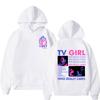 TV Girl Men's Printed Hoodie Retro Fashion Sweatshirt Harajuku Y2k Hoodie
