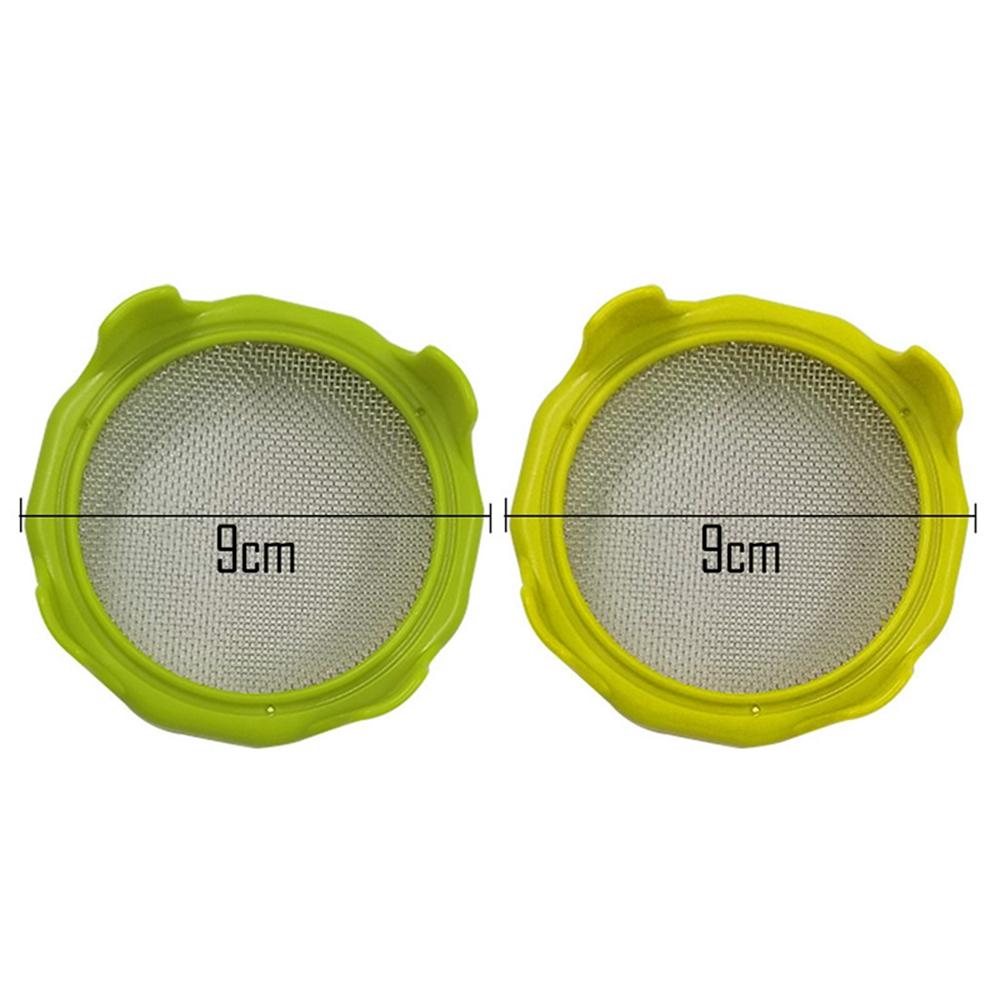 Mouth Jar Nursery Mason jar Planters Sprouting Lid Sprouter Seed Germination Filter Garden Supplies