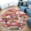 One Piece Tony Tony Chopper Round Area Rug Carpet Rug For Living Room Bedroom Sofa Playroom Decor Nonslip Floor Mat