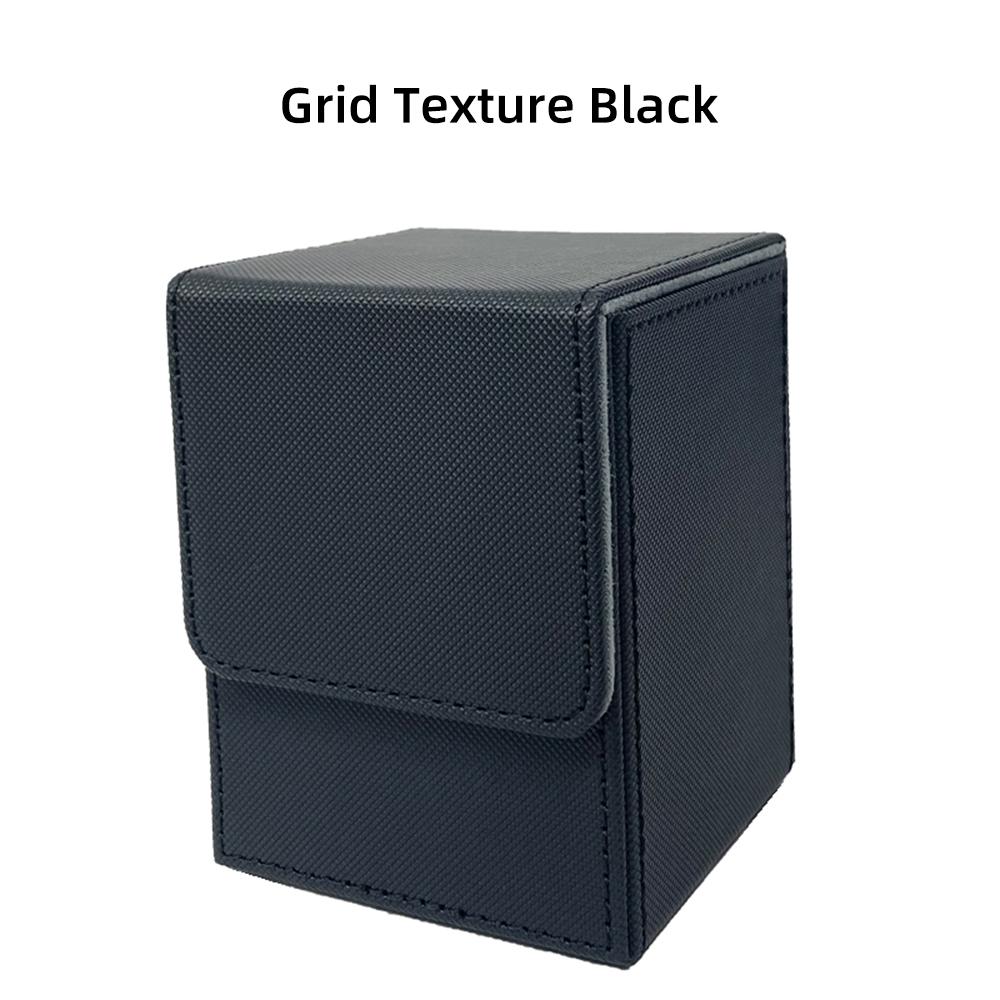 Torson High Quality PU Leather Trading Card Storage Box Hot Sale Hand Sewn TCG/CCG/LCG Game Deck Boxes for Card Deck Storage