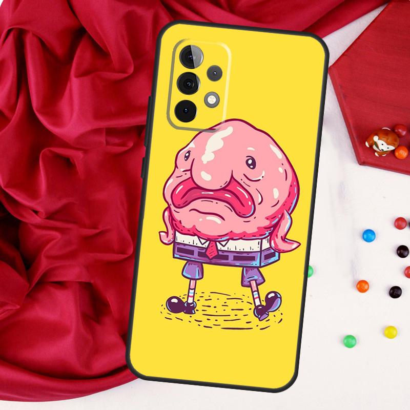 Милый Рыба-капля Для Samsung Galaxy A52 A32 A22 A54 A14 A16 A26 A36 A56 A55 A35 A05 A06 A15 A53 A33 A13 Чехол