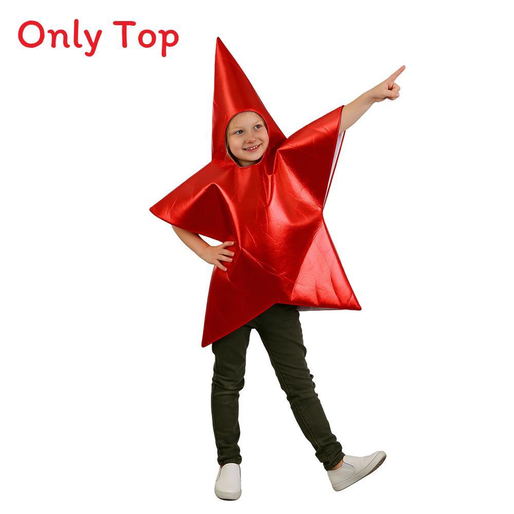 Kids Star Cosplay Costume With Soft Polyester Material For Christmas Stage Performances