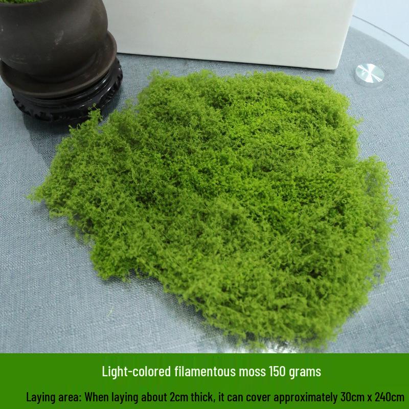 Искусственный мох, шелковистая трава, газон для ландшафтного дизайна и декора