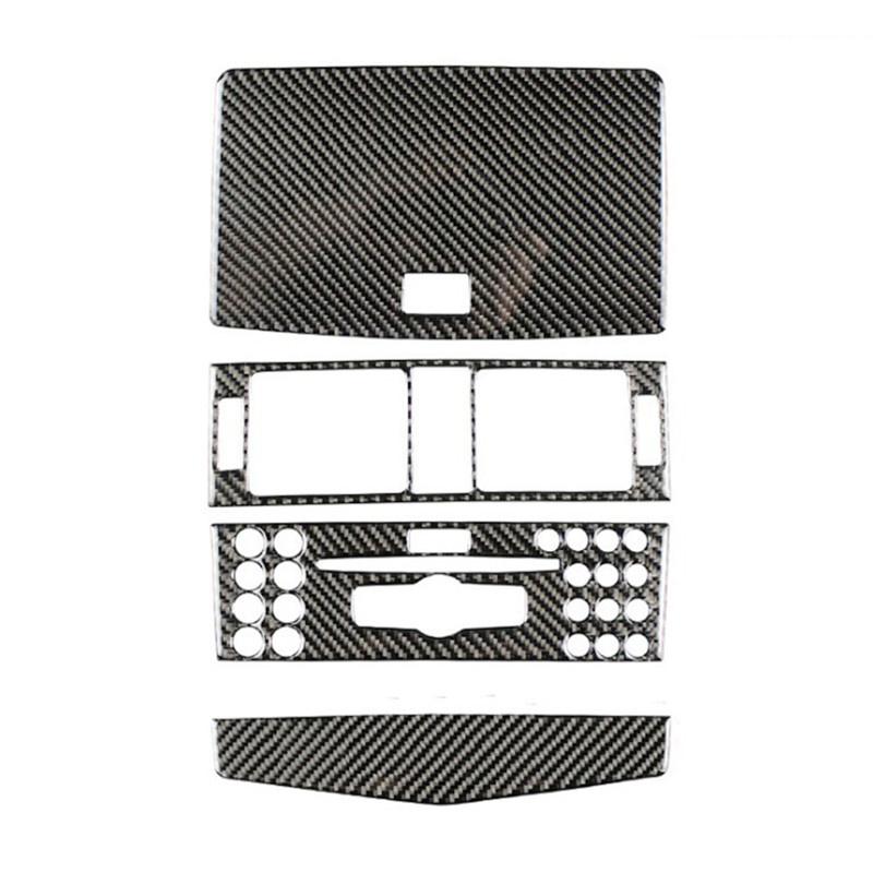 Углеродное волокно, модификация салона автомобиля, накладка, полоски, декоративные наклейки для Mercedes Benz C W204, внутренняя отделка автомобиля