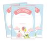 Пригласительные открытки на вечеринку в честь рождения ребенка Darling Souvenir Baby Shower, 28 шт., заполните или напишите пустые приглашения, распечатанные на принтере, принадлежности для вечеринок