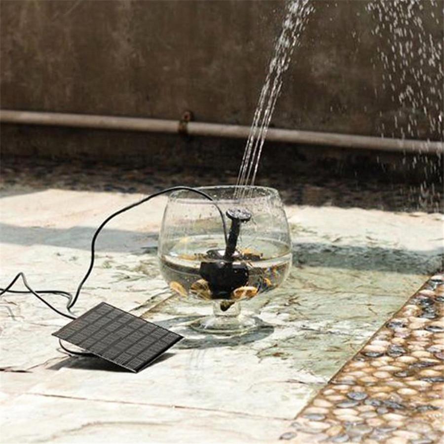 Solar Fountain Water Pump Panel Garden Pond Pool Submersible Watering Kit